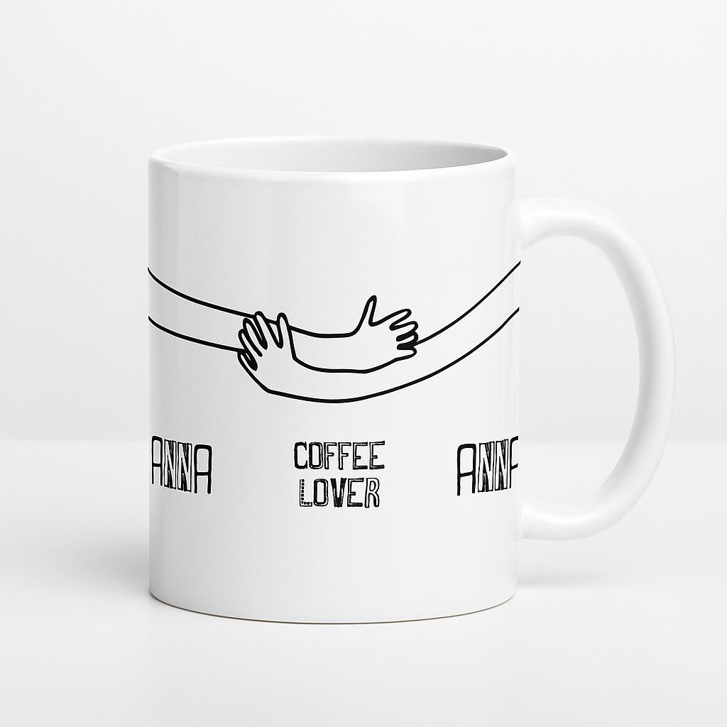 Personalised Name on Coffee & Tea Lover Mugs | Custom Printed in 24 Hour